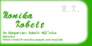 monika kobelt business card